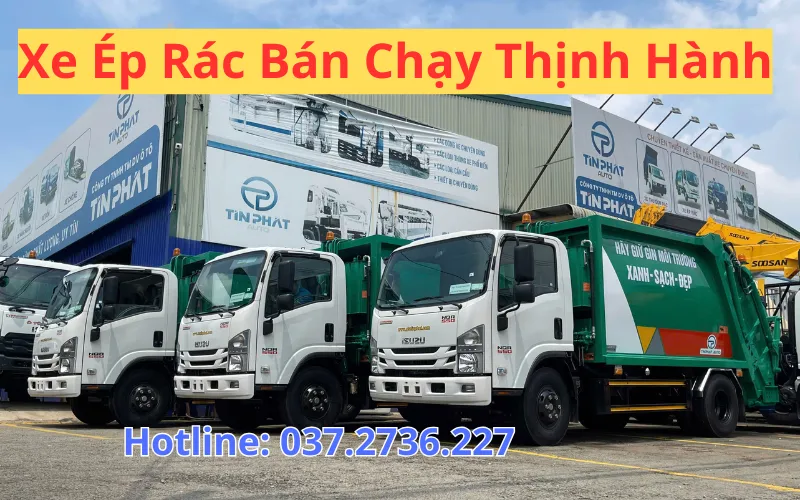 xe ép rác bán chạy thịnh hành nhất