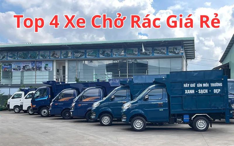 xe chở rác giá rẻ nhất hiện nay